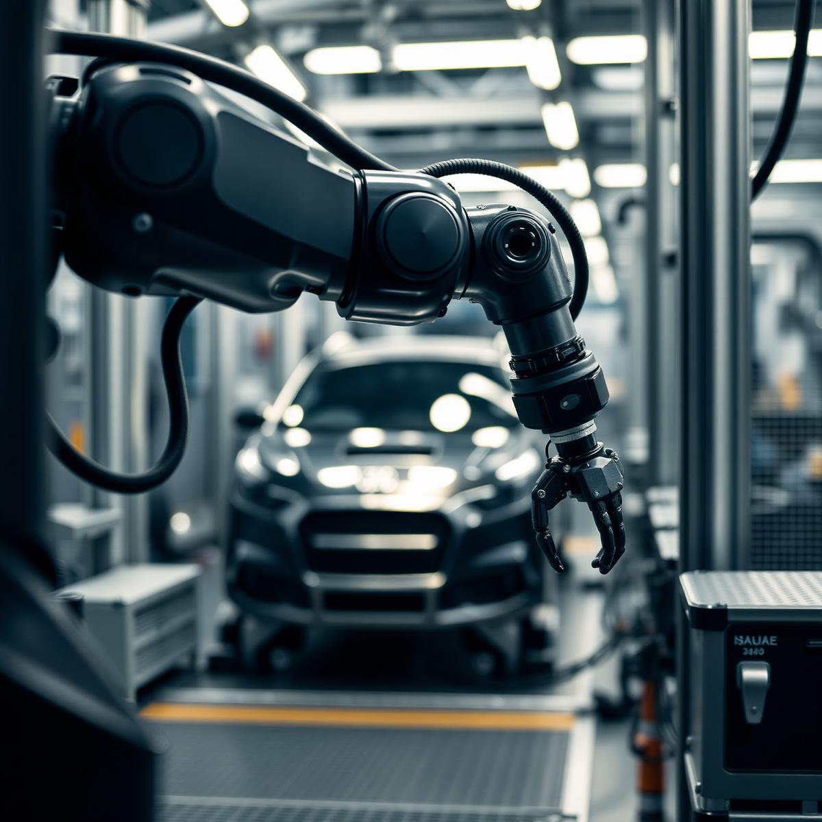 Automotive assembly line detail